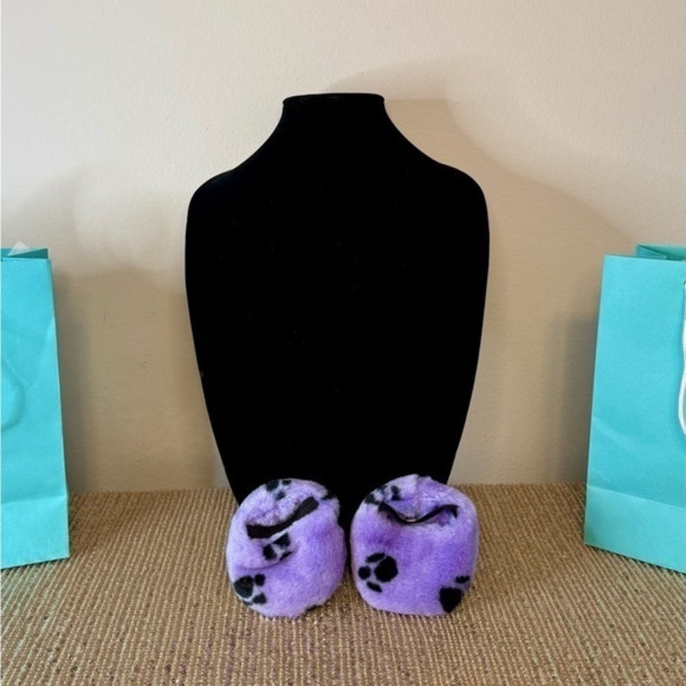 🌸Vintage Build-A-Bear Slippers💜🖤